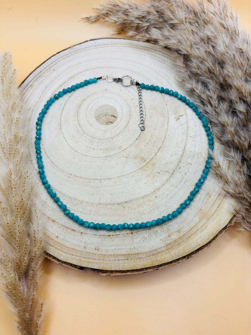 Miniaturbild: Halskette "Balance" Amazonit 4mm