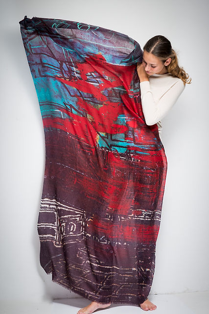 Stole ‘Subway’ in collaboration with Belgian Artist Albert Pepermans