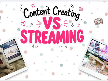 Content Creating Vs. Streaming and Why Knowing the Difference Changes Everything