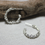 Thumbnail: sterling silver granulated hoops