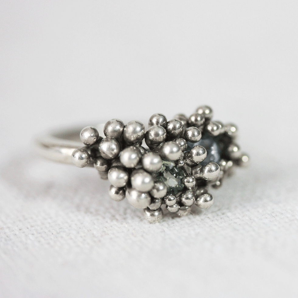 Thumbnail: Seabud Sapphire Ring