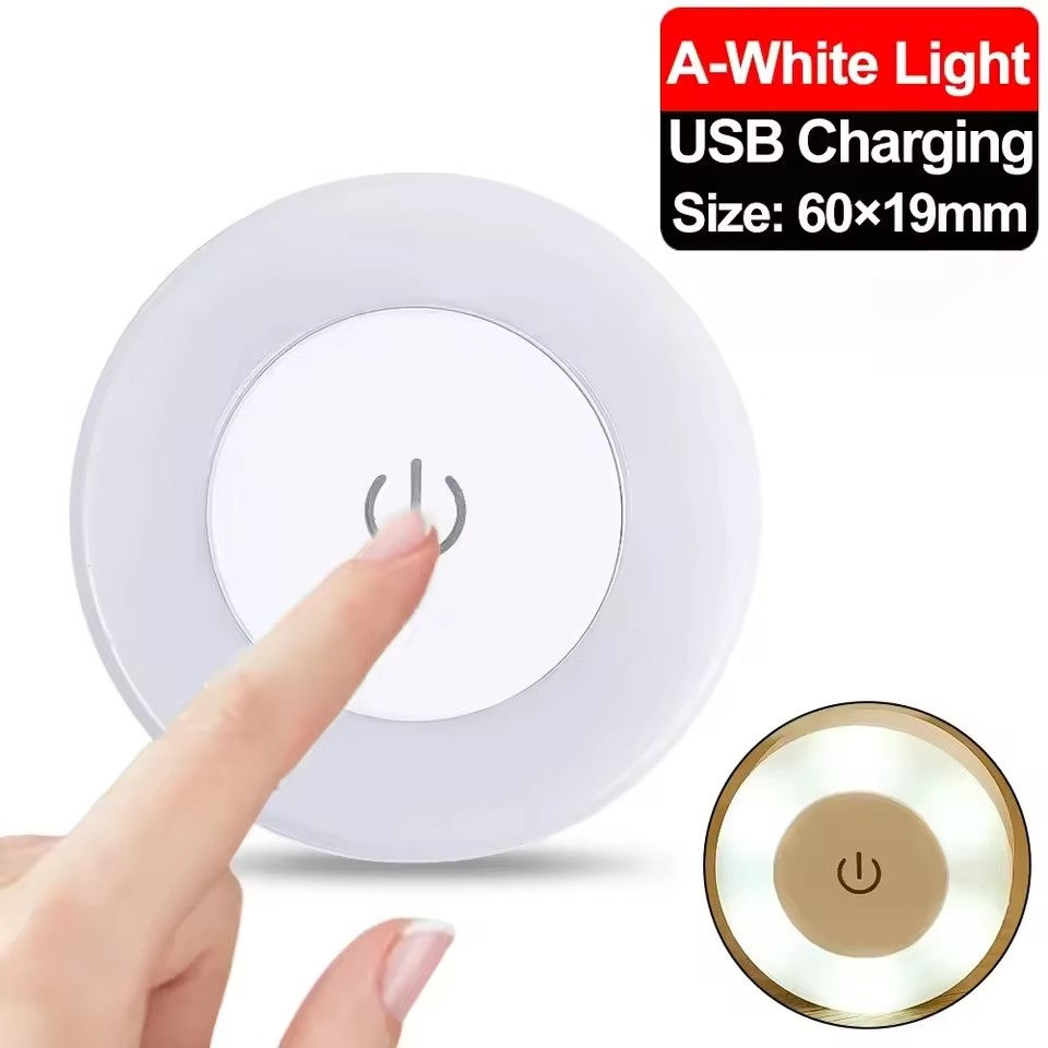 Miniatura: Luminária LED Recarregável USB com Sensor de Toque e Base Magnética 