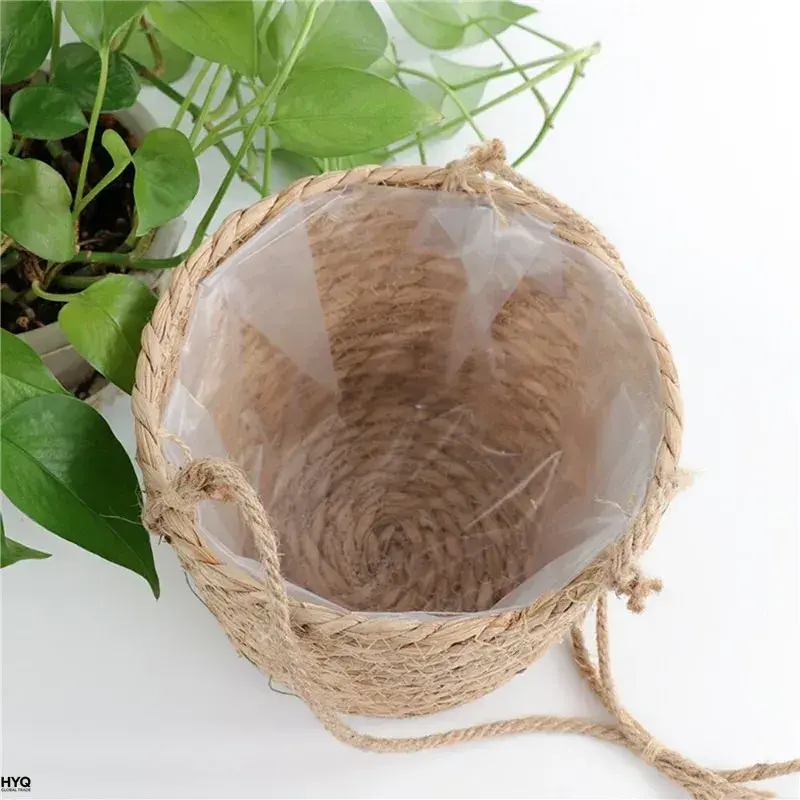 Miniatura: Suporte Suspenso para Plantas em Macramê – Decoração Boho para Vasos