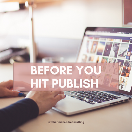 Before You Hit “Publish”: A checklist to make sure your website puts your best foot forward