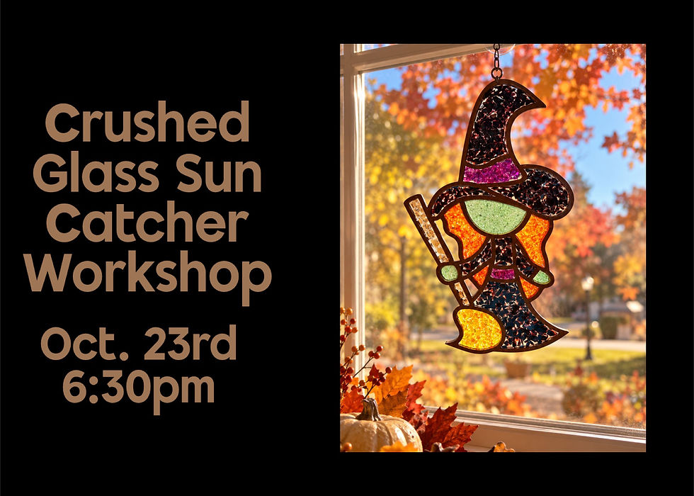 Crushed Glass Suncatcher Workshop