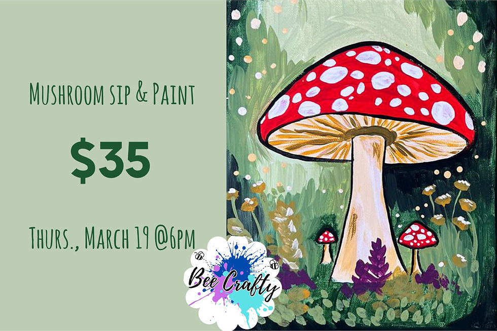 Mushroom Sip & Paint