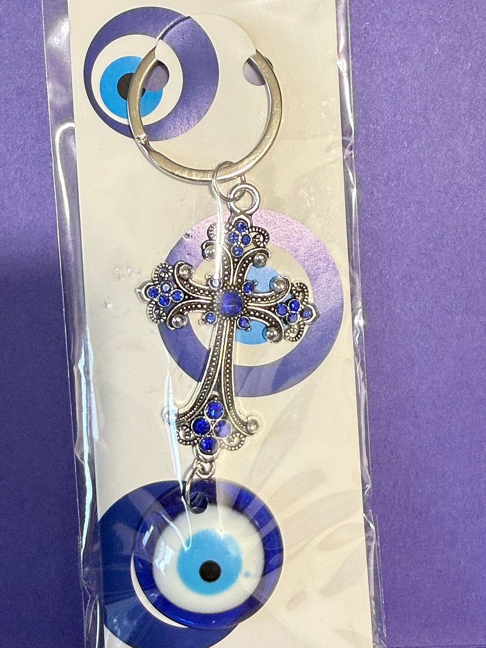 Thumbnail: Evil Eye Key Chain