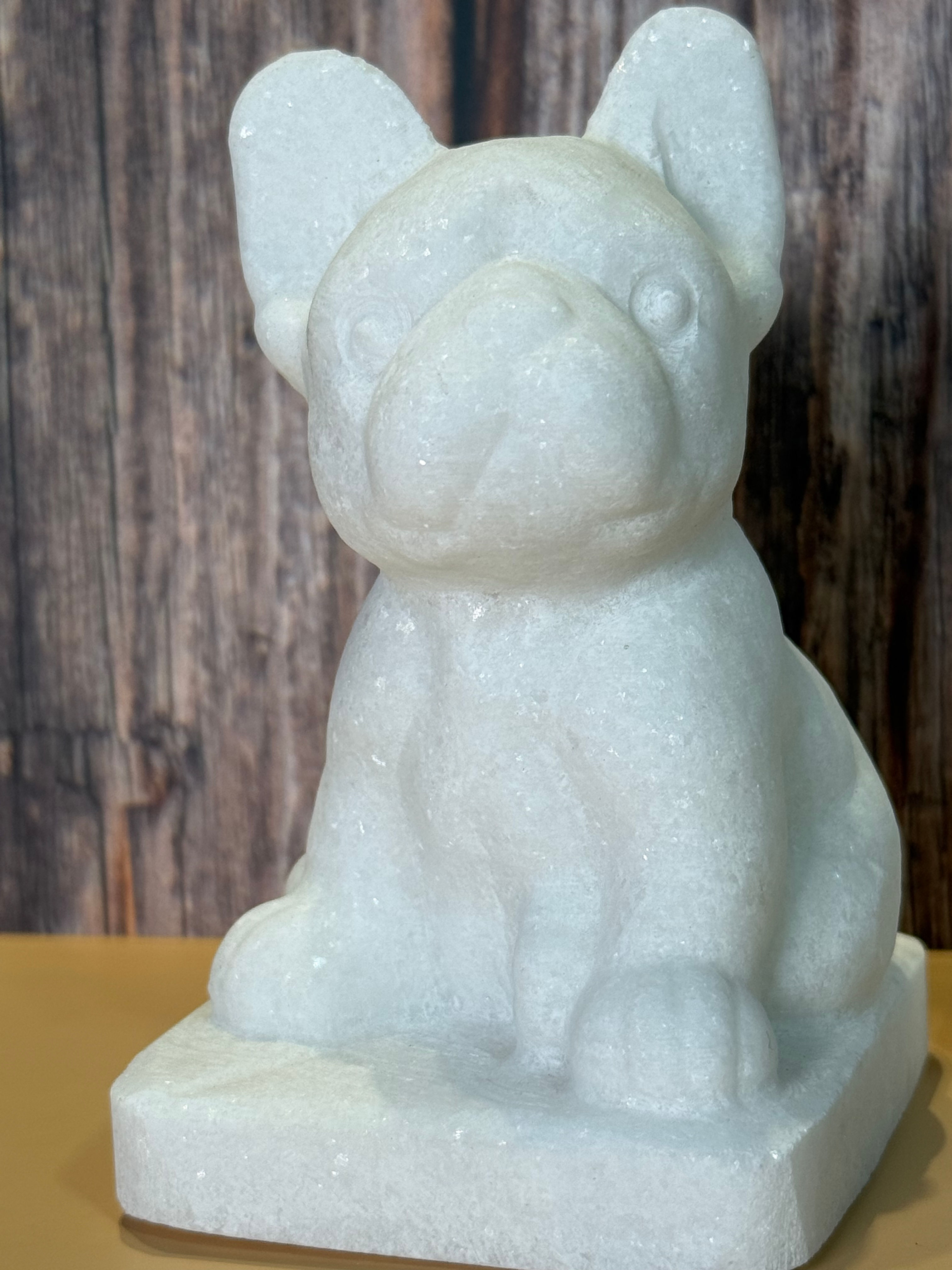 Puppy - White Marble 4”