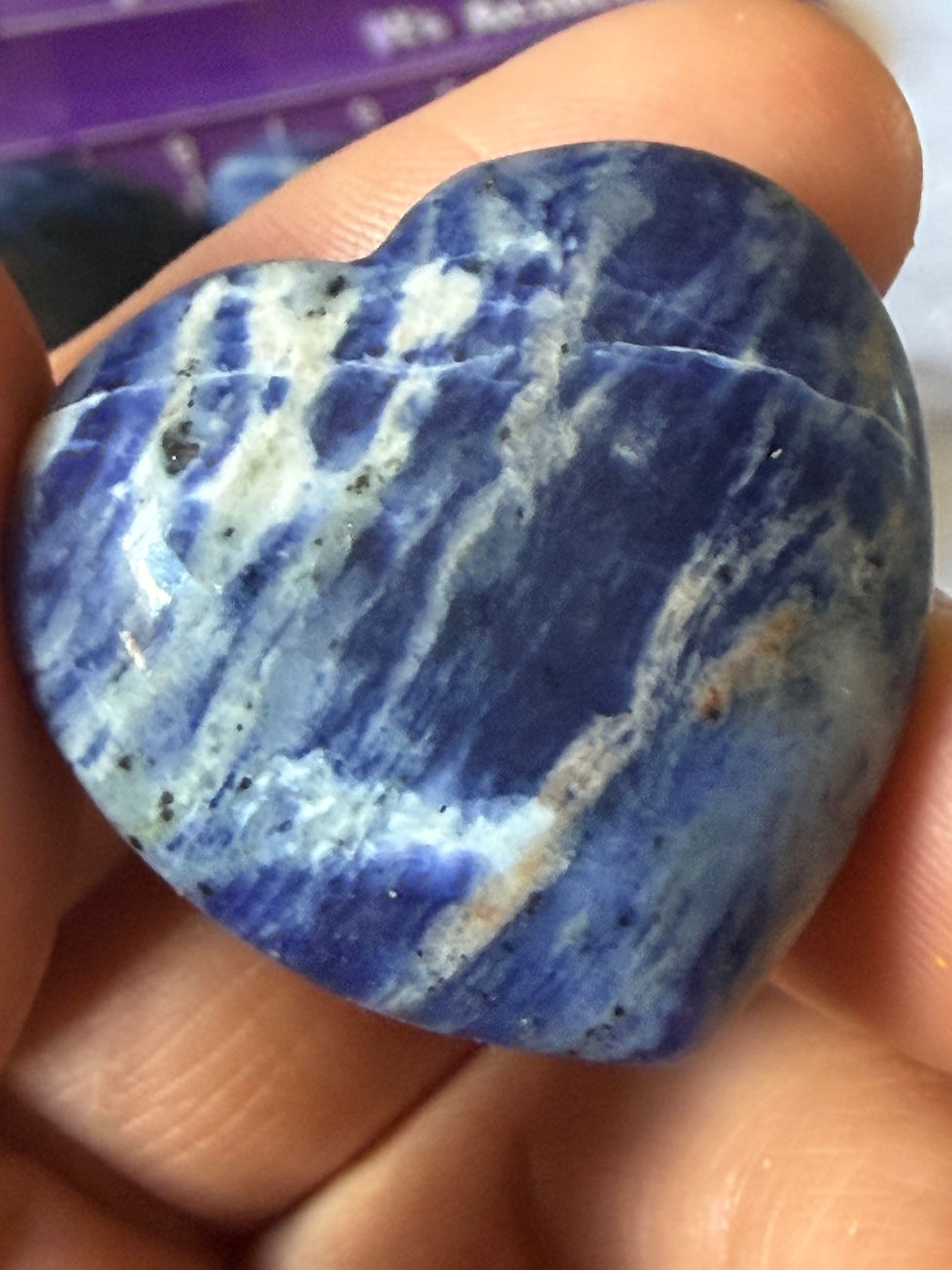 Thumbnail: Sodalite Heart 1”