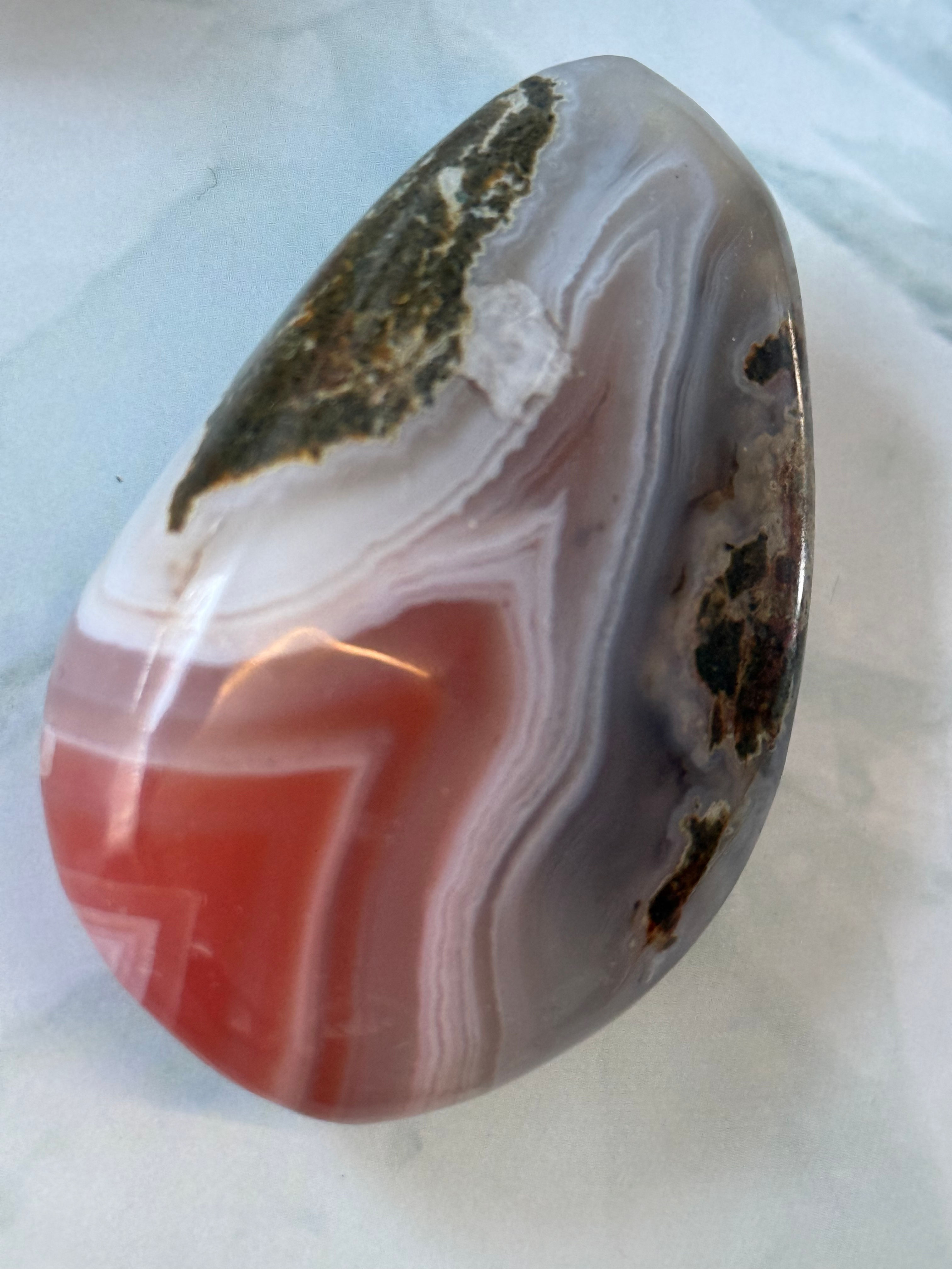 Red Sashe River Agate