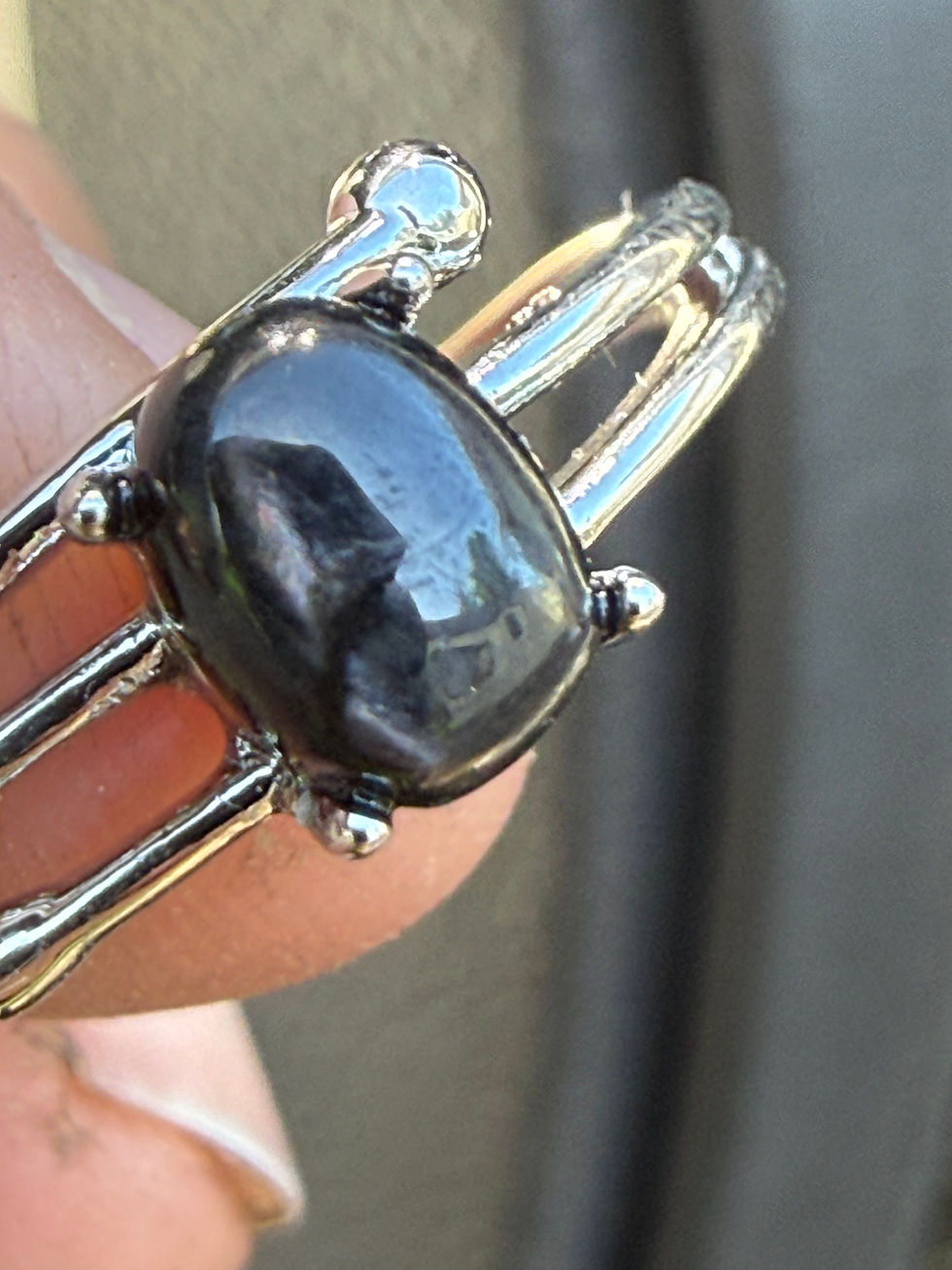 Thumbnail: Hyopersthene Ring, Adjustable