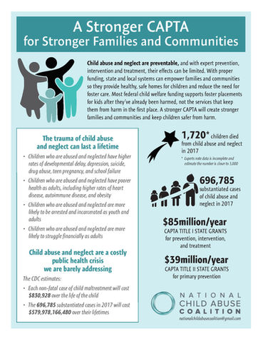The National Child Abuse Coalition Releases "A Stronger CAPTA for Stronger Families and Communi