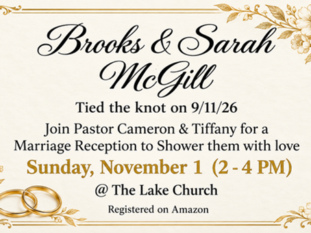 They Tied the Knot! Let’s Celebrate Brooks & Sarah!