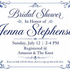 Jenna's Bridal Shower!