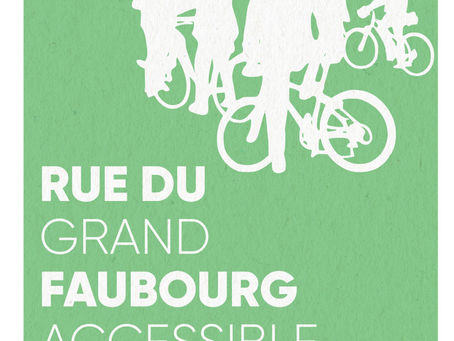 La rue du Grand Faubourg toujours accessible à vélo !