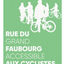La rue du Grand Faubourg toujours accessible à vélo !
