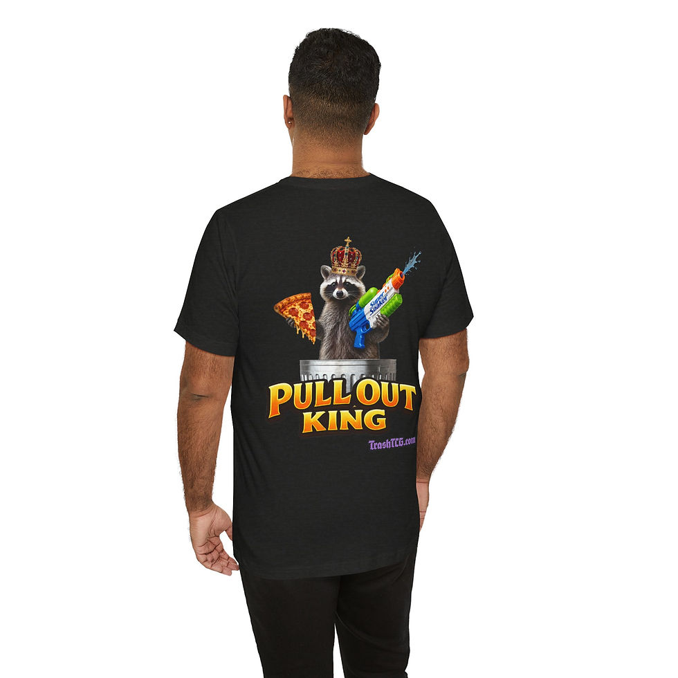 Thumbnail:  Pull Out King Graphic Tee (Raccoon with Pizza & Water Gun)