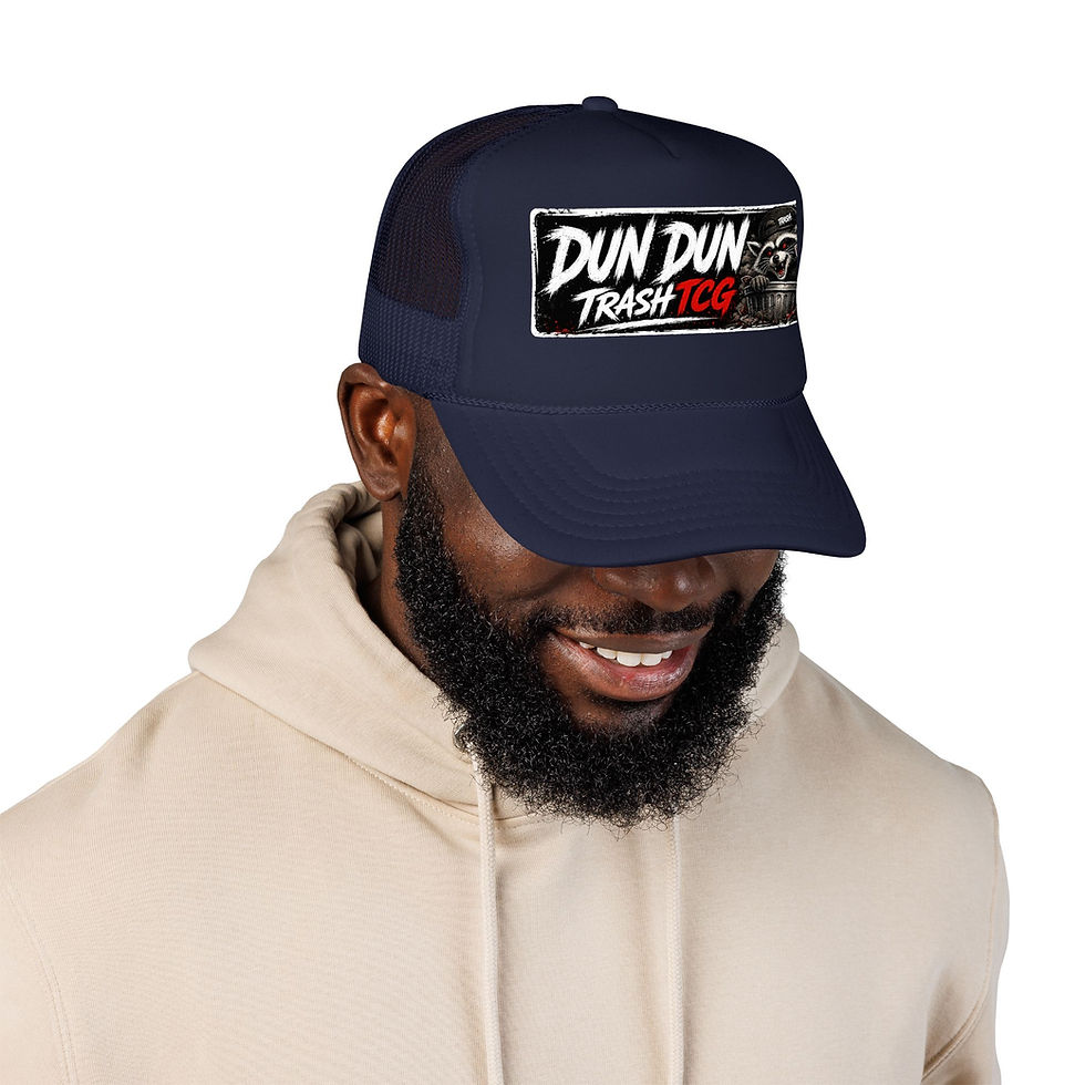 Thumbnail: Dun Dun Distressed Logo Trucker Hat