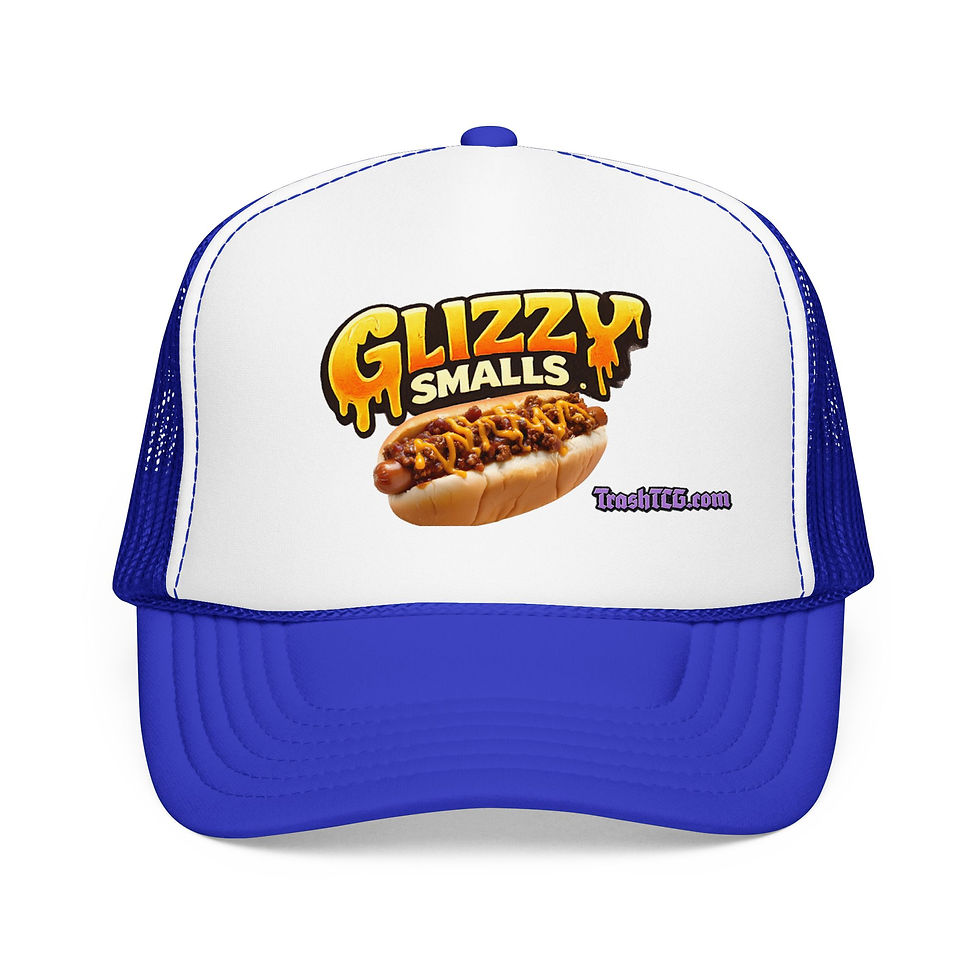 Thumbnail:  Glizzy Smalls Hot Dog Logo Foam Mesh Cap Trucker Hat 