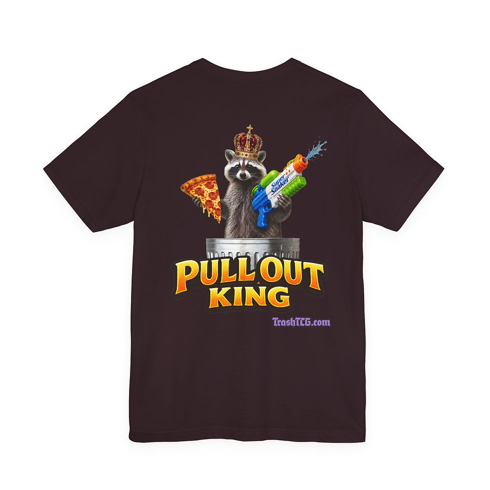 Thumbnail:  Pull Out King Graphic Tee (Raccoon with Pizza & Water Gun)