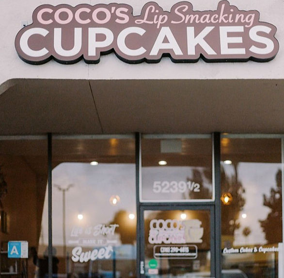 Front of bakery