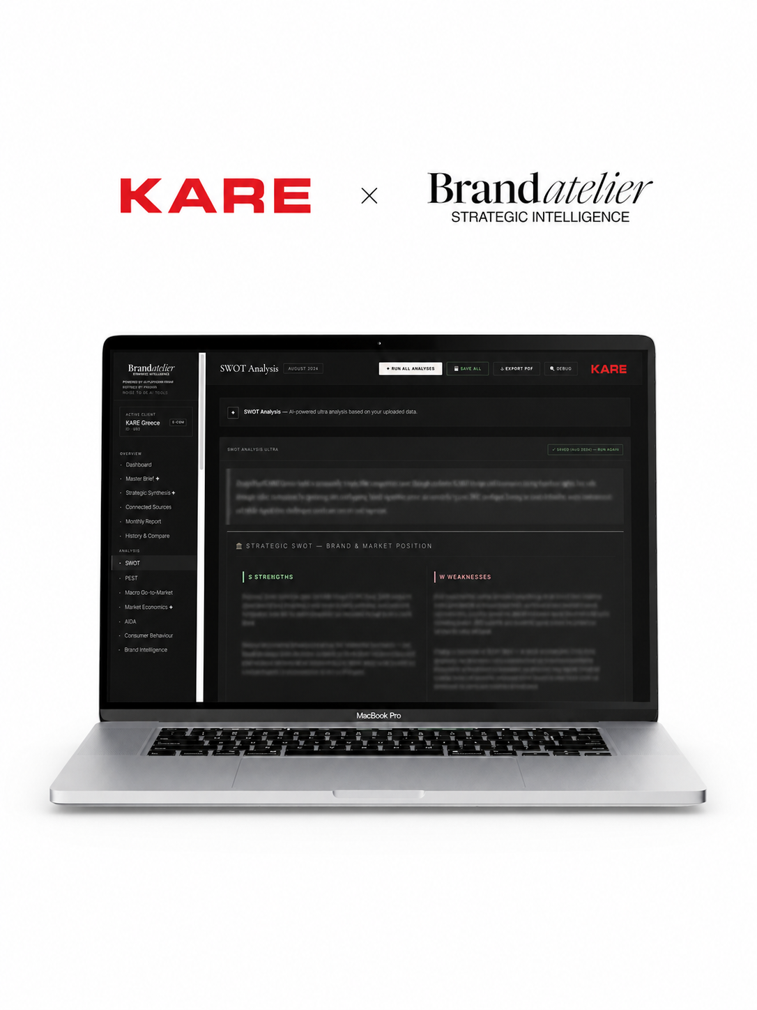 Brand Atelier Strategic Intelligence für KARE