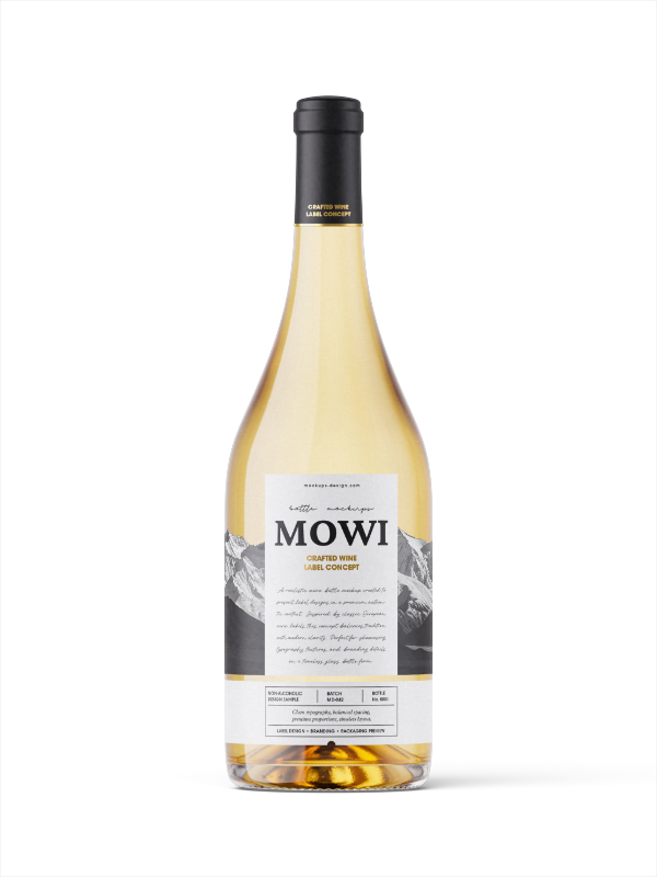 Alba wine bottle