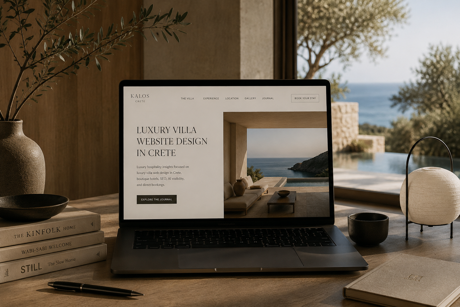 Diseño web para hoteles y villas de lujo en Creta
