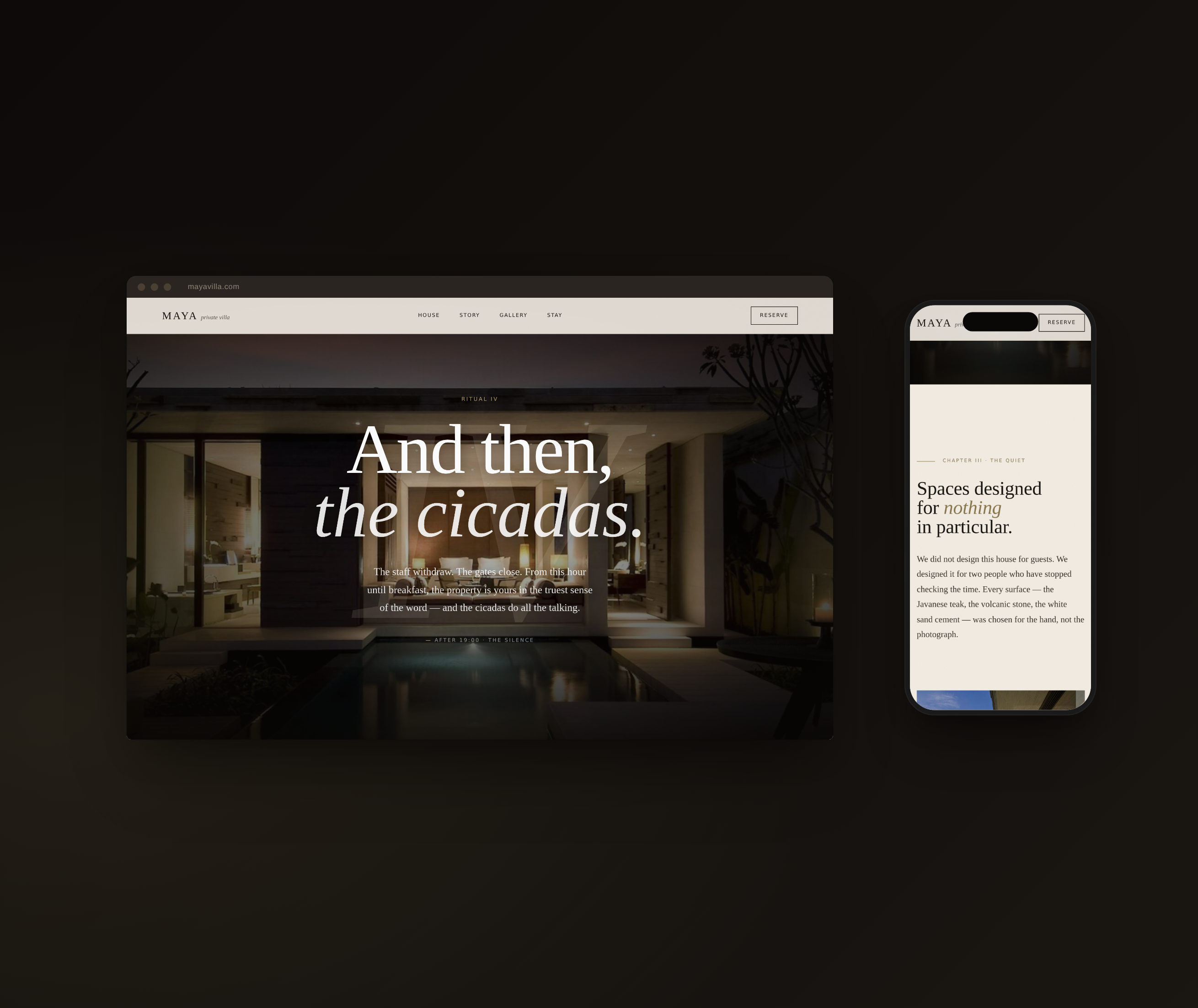 Premium-Webdesign für Hotels und Villen