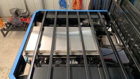 Top coated 79 Toyota Land Cruiser steel boxes. Colour - Toyota Graphite 1G3.