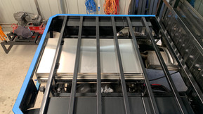 Top coated 79 Toyota Land Cruiser steel boxes. Colour - Toyota Graphite 1G3.