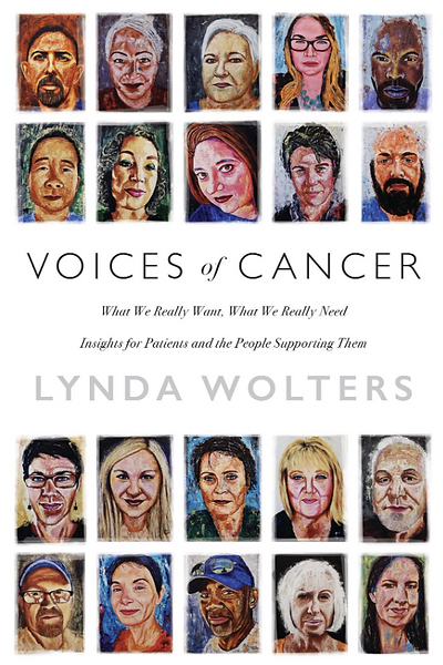 Voices of Cancer book cover by Lynda Wolters