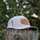 Thumbnail: Silver/Grey Camo Snapback with Hexagon Leather Patch 