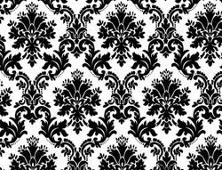 black-white-floral-background
