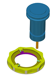Chuck Pin Retainer CAD Prototype - Iron Country Machine