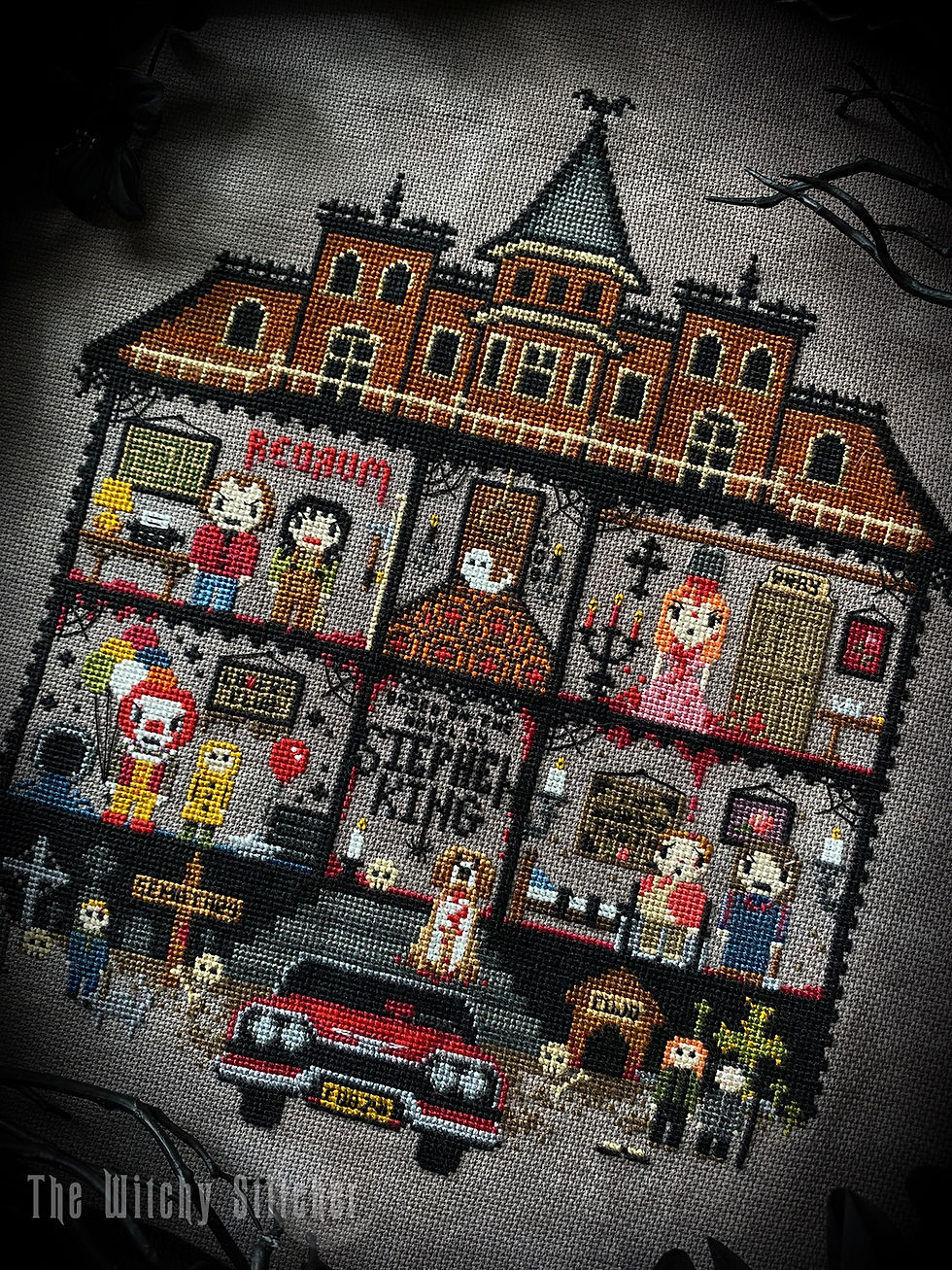 Thumbnail: Stephen King House ~ PDF Pattern