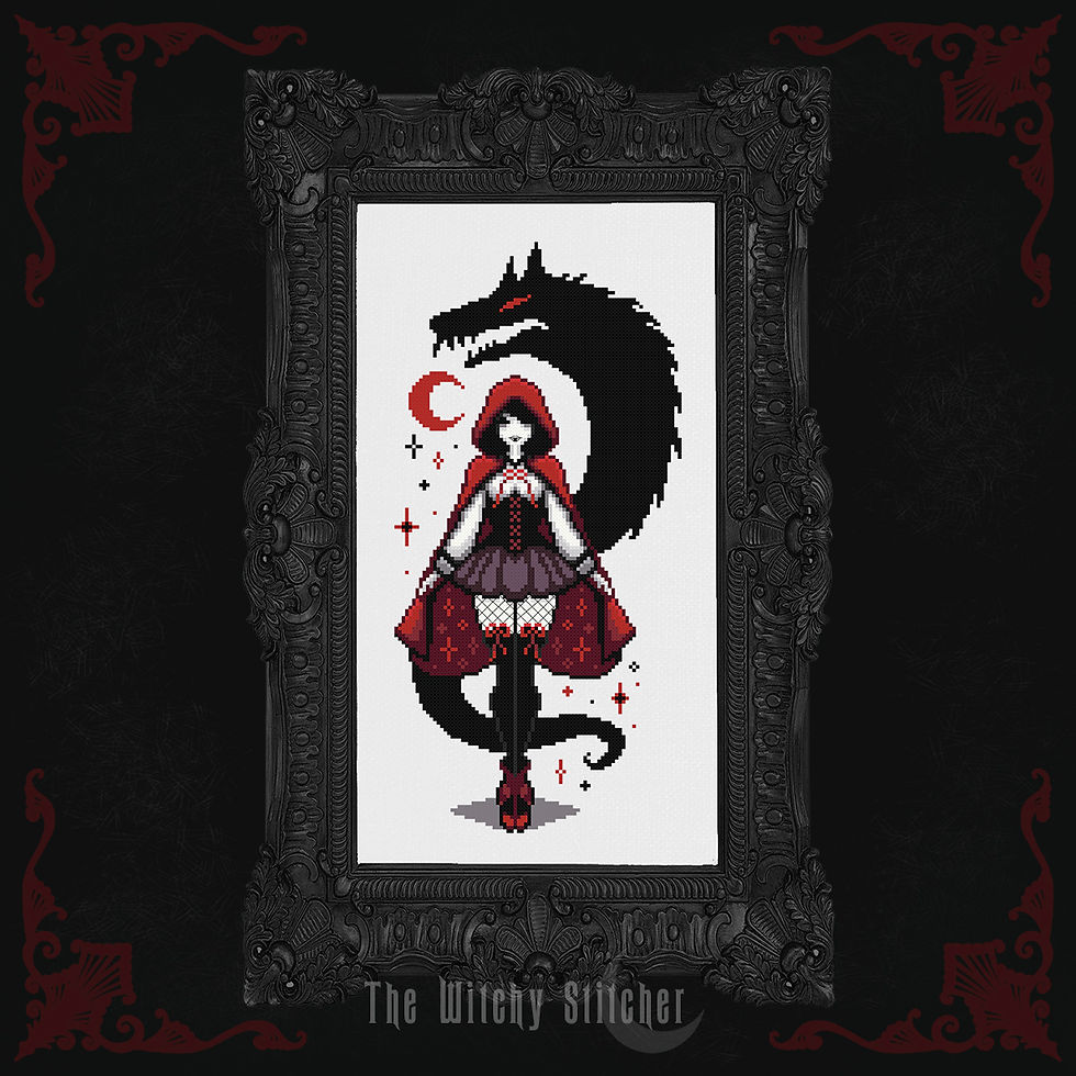 Thumbnail: Red Riding Hood ~ Grim Fairy Tales ~ PDF Pattern