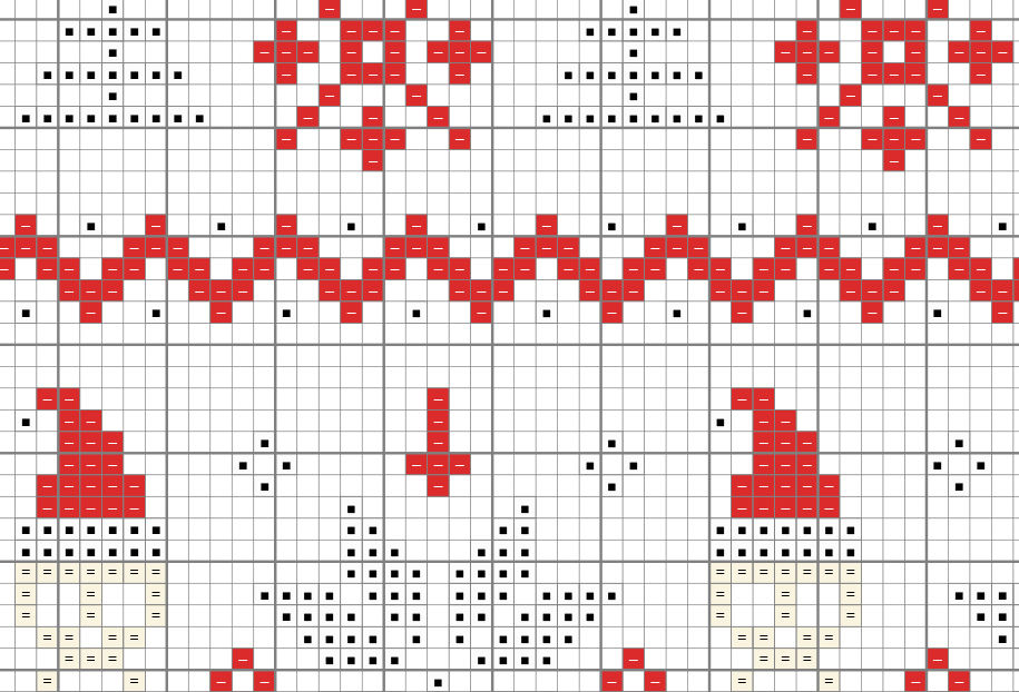 Thumbnail: Ghoul Tidings Xmas Sampler ~ PDF Pattern