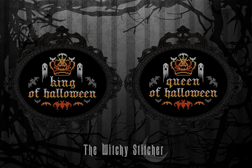 Thumbnail: Queen / King of Halloween ~ PDF Pattern