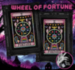 Wheel of Fortune ~ Nostalgic Tarot ~ PDF Pattern