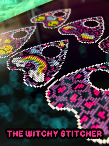 Ouija Planchette ~ Nostalgic ~ PDF Pattern | The Witchy Stitcher