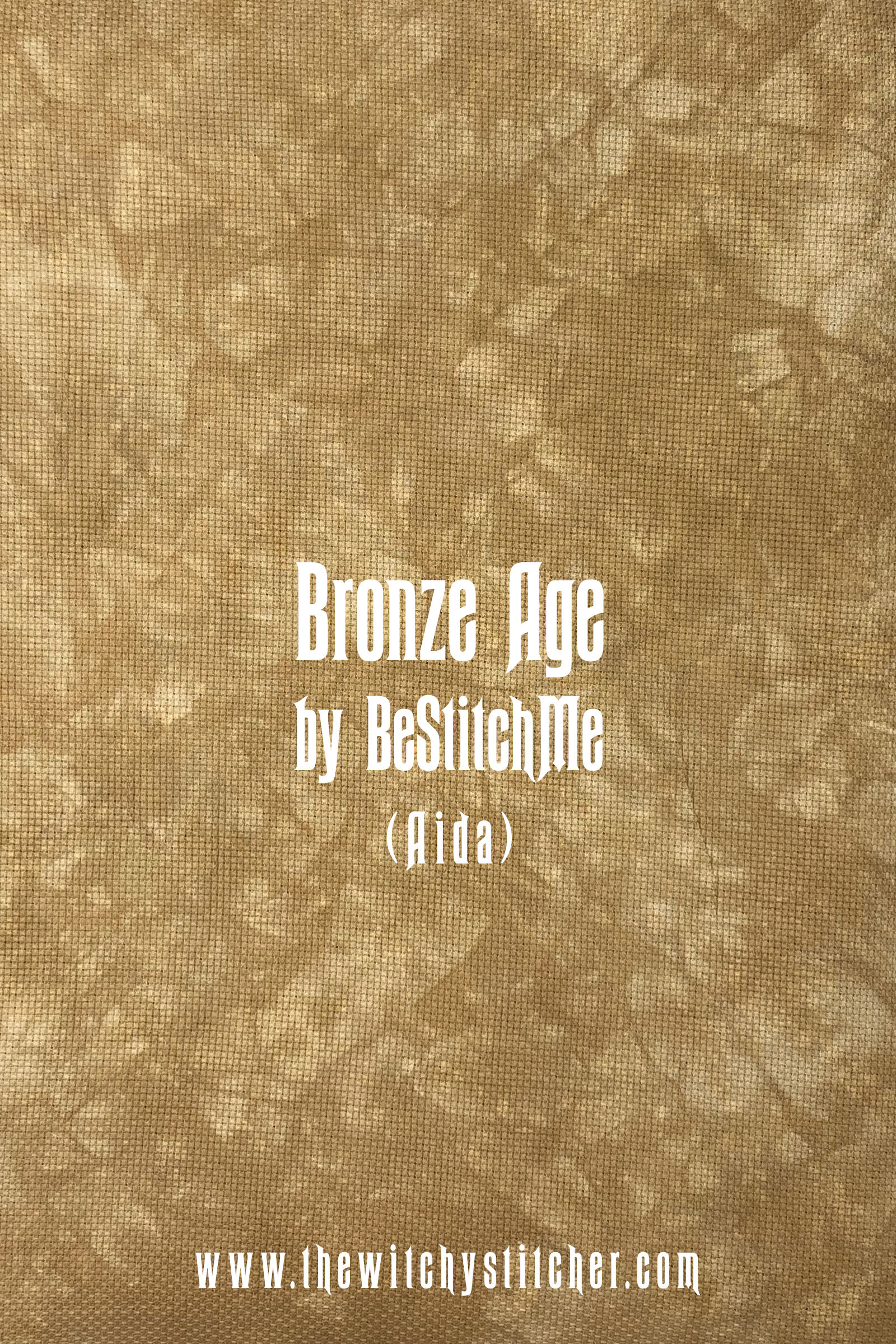 Bronze Age 14 ct Aida - Hand Dyed Fabric