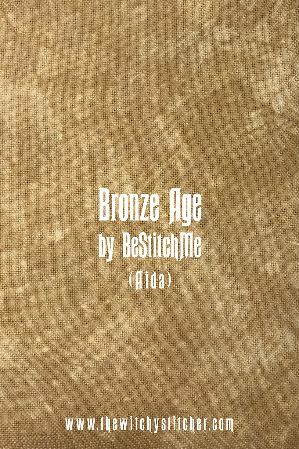 Bronze Age 14 ct Aida - Hand Dyed Fabric