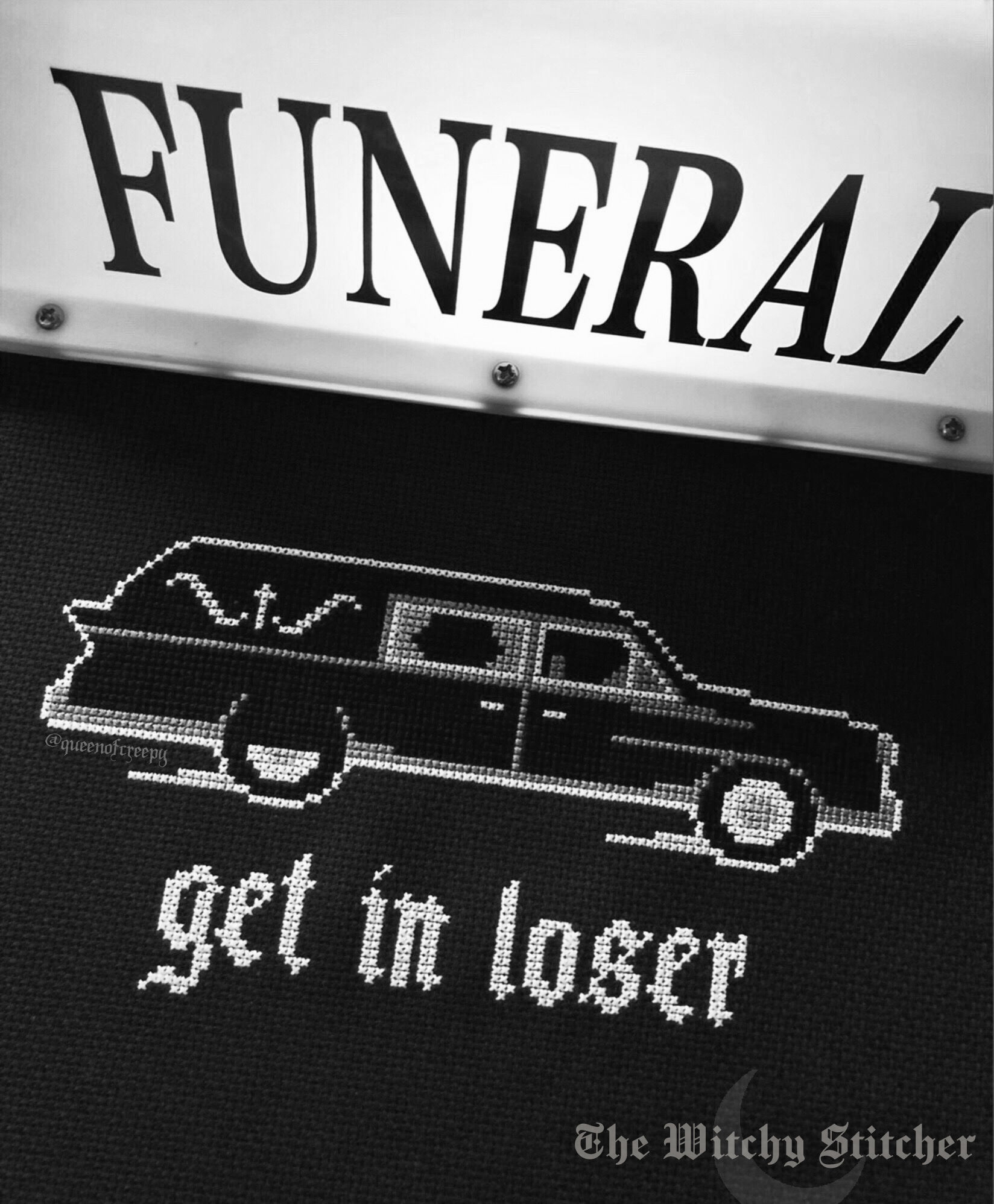 Get In Loser ~ Hearse ~ PDF Pattern