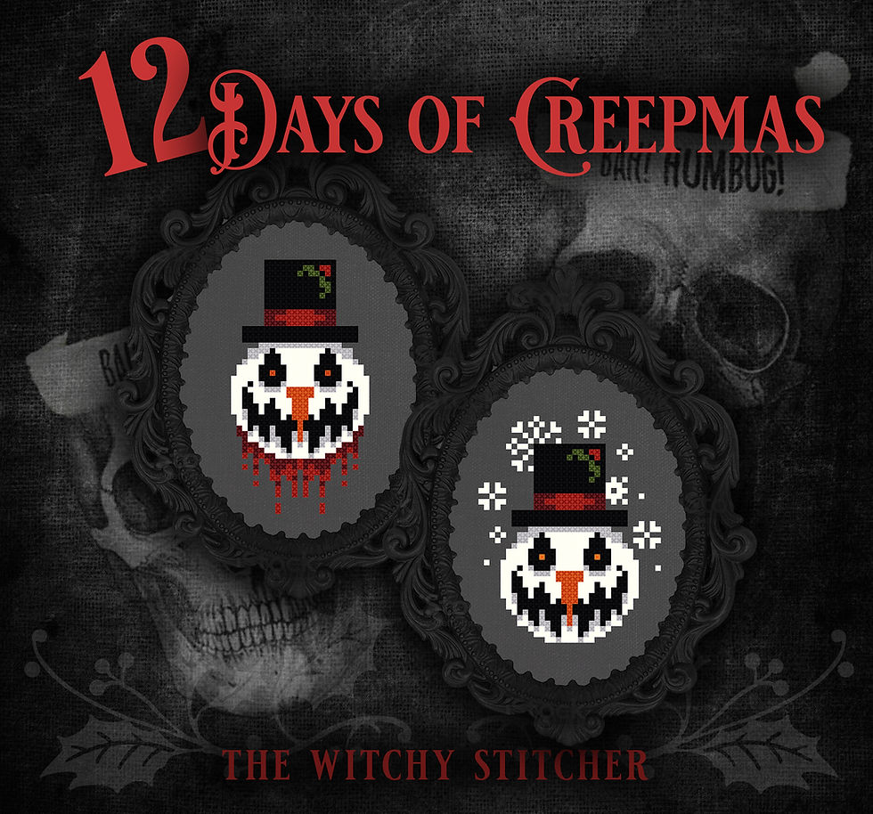 Thumbnail: 12 Days Of Creepmas Set ~ PDF Pattern