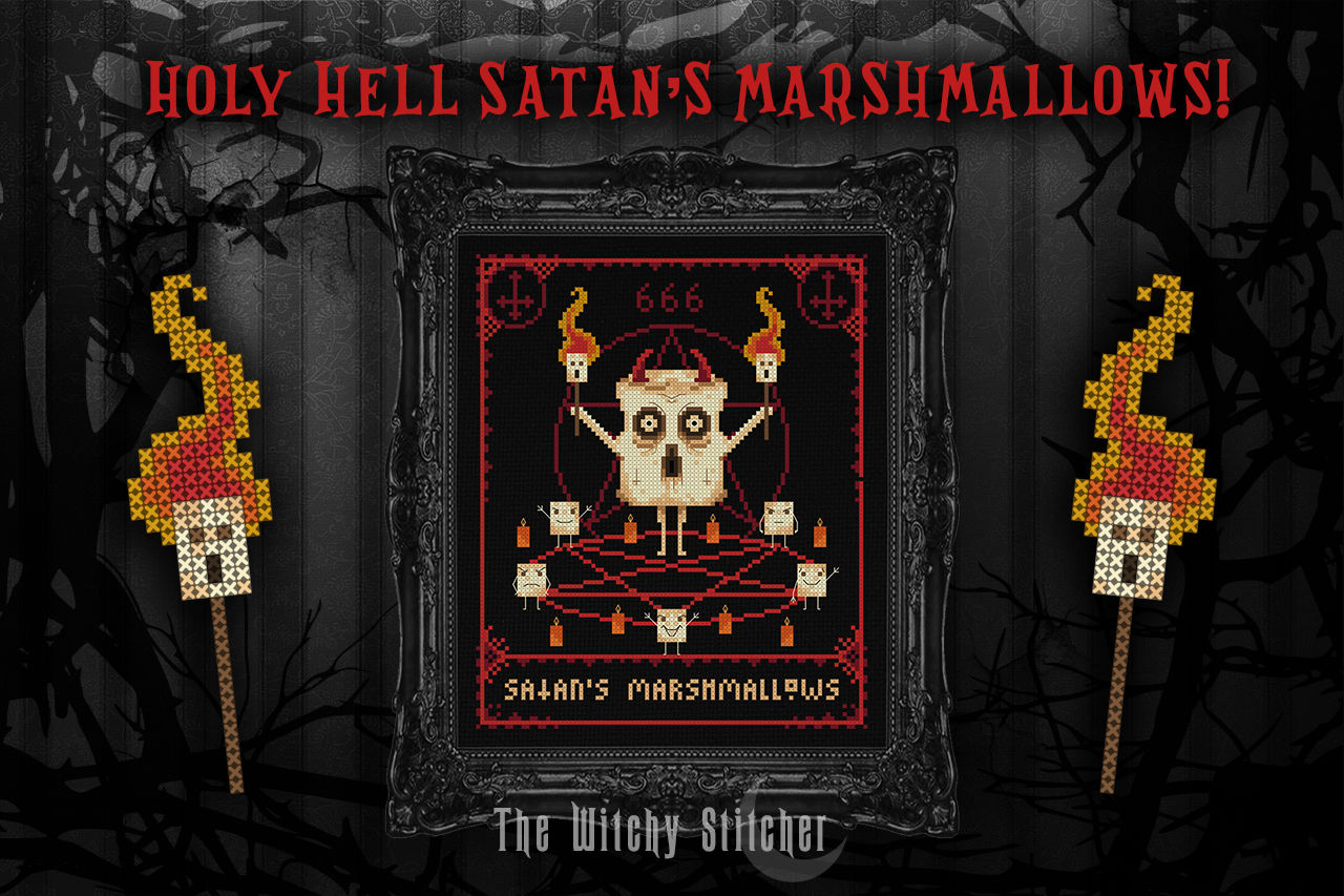 Satan's Marshmallows ~ PDF Pattern