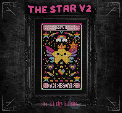 The Star ~ Nostalgic Tarot ~ PDF Pattern | The Witchy Stitcher