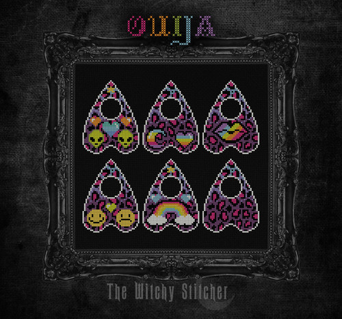 Ouija Planchette ~ Nostalgic ~ PDF Pattern | The Witchy Stitcher