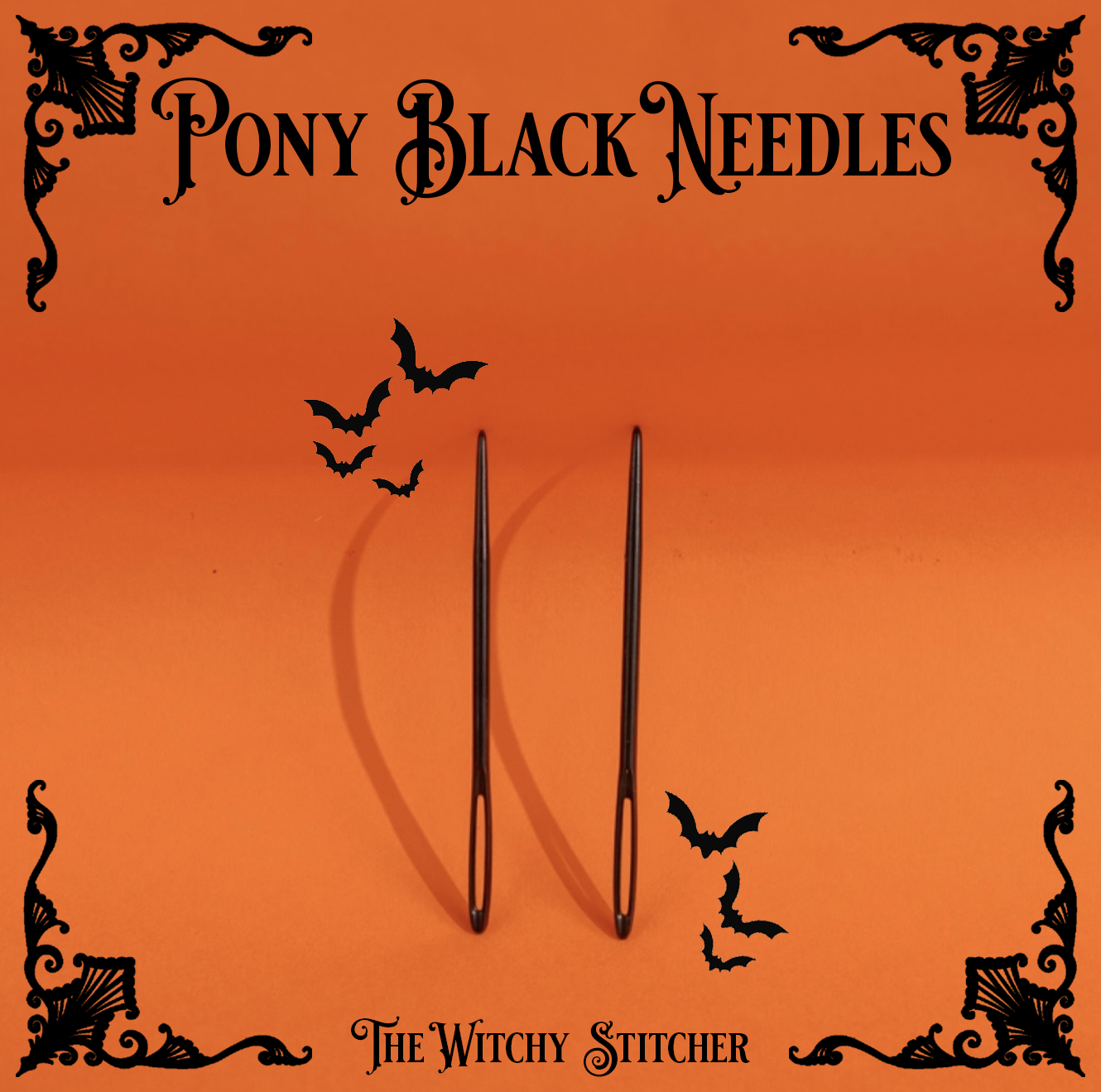 Chenille Needles ~ Pony Black