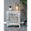 Thumbnail: Rustic Carved Shabby Chic Bedside Cabinet